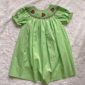 ROSALINA | NWOT Smocked Watermelon Dress 2T